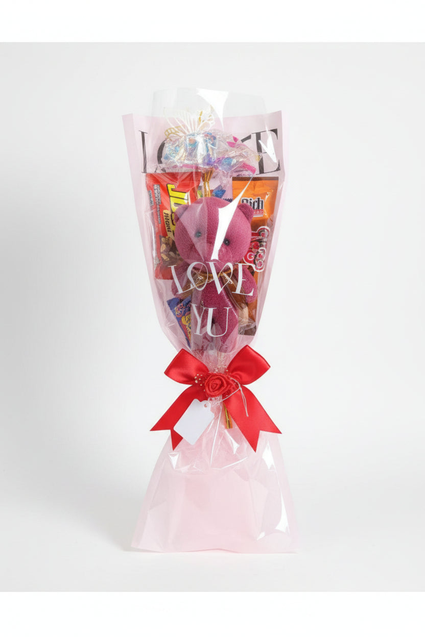 Ramo de Golosinas Decorativo 🌹🍫