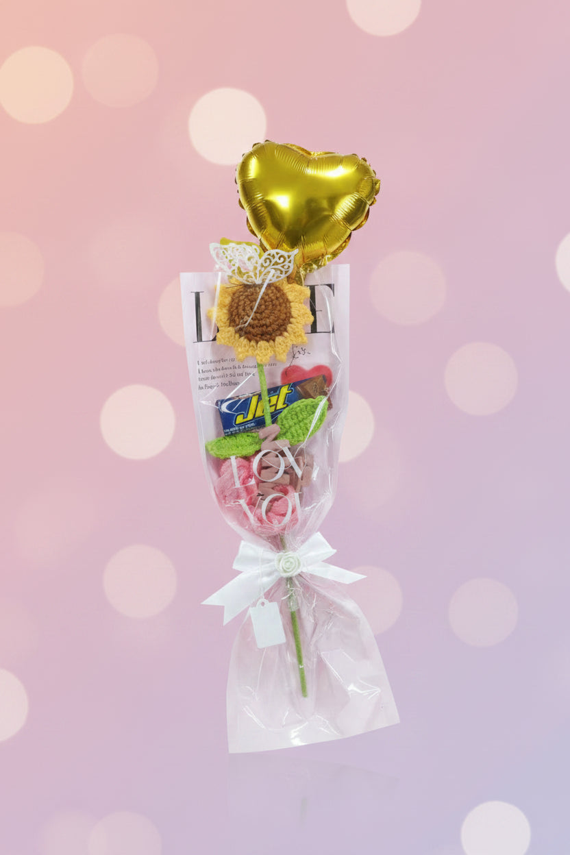 Ramo de Golosinas Decorativo 🌹🍫