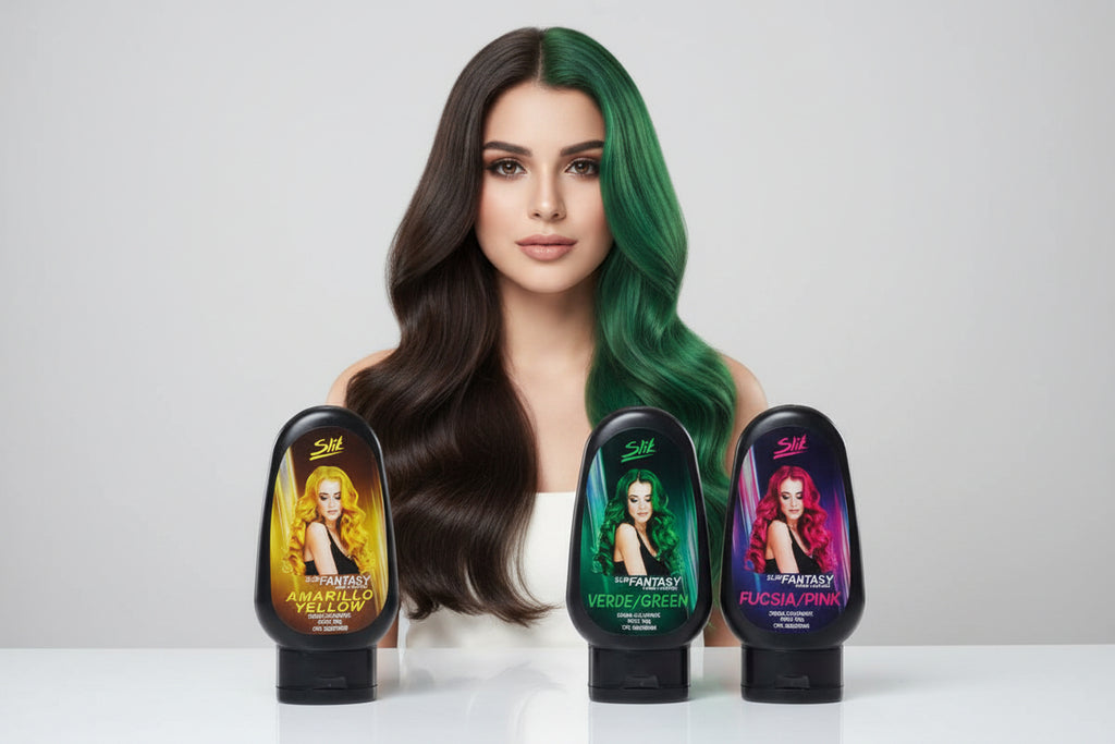 Crema Colorante Slik Fantasy 120g 🌈✨ 7 Colores Vibrantes