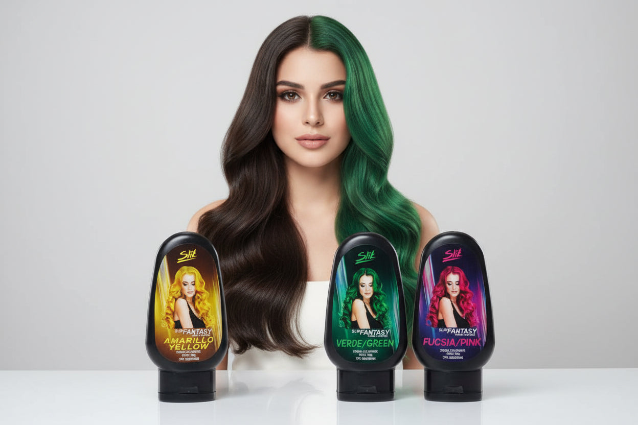 Crema Colorante Slik Fantasy 120g 🌈✨ 7 Colores Vibrantes