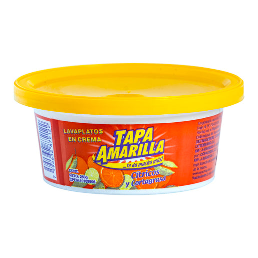 LAVAPLATOS TAPA AMARILLA 250gr 1,85$