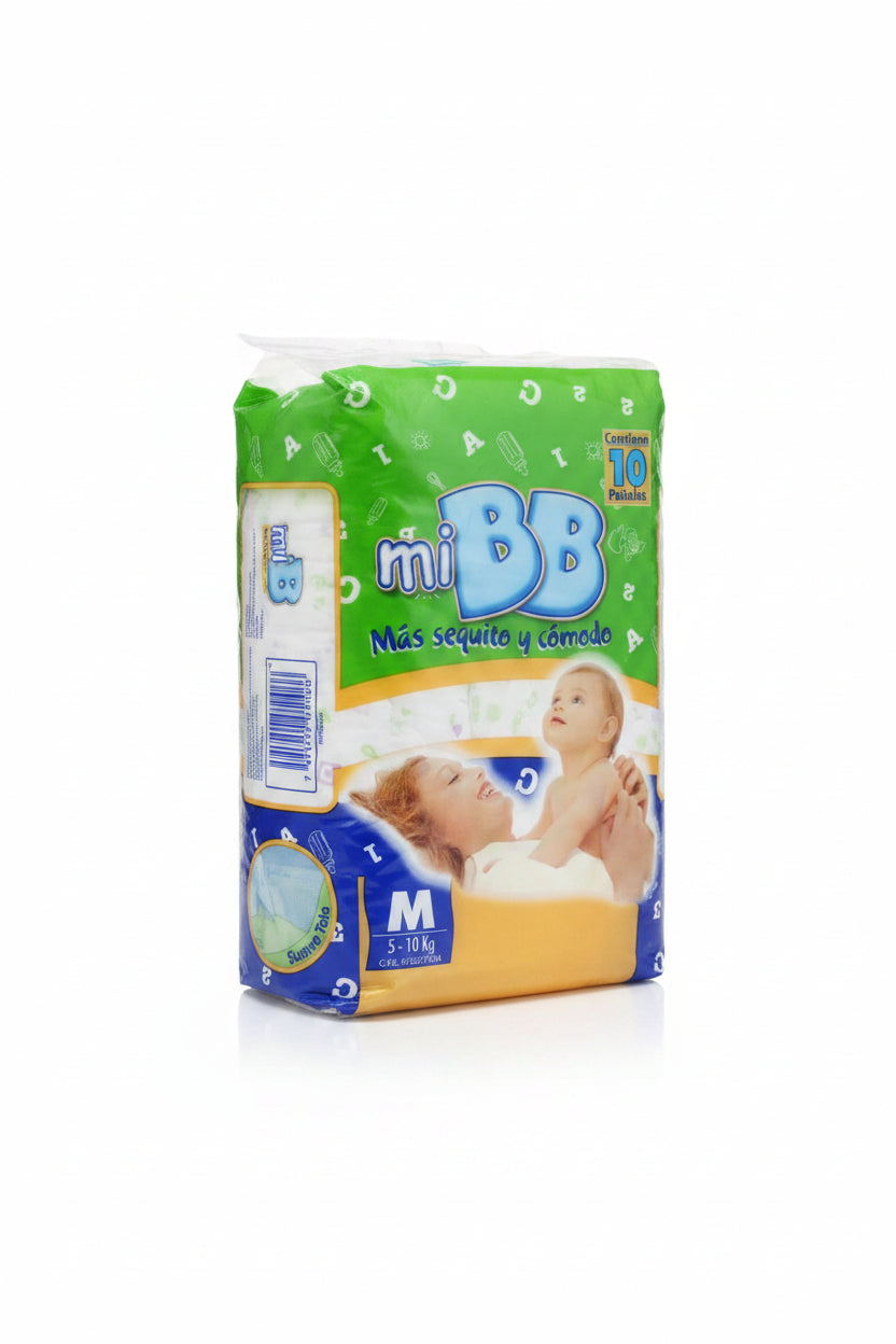 Pañales Mi BB x10 Unidades 👶✨