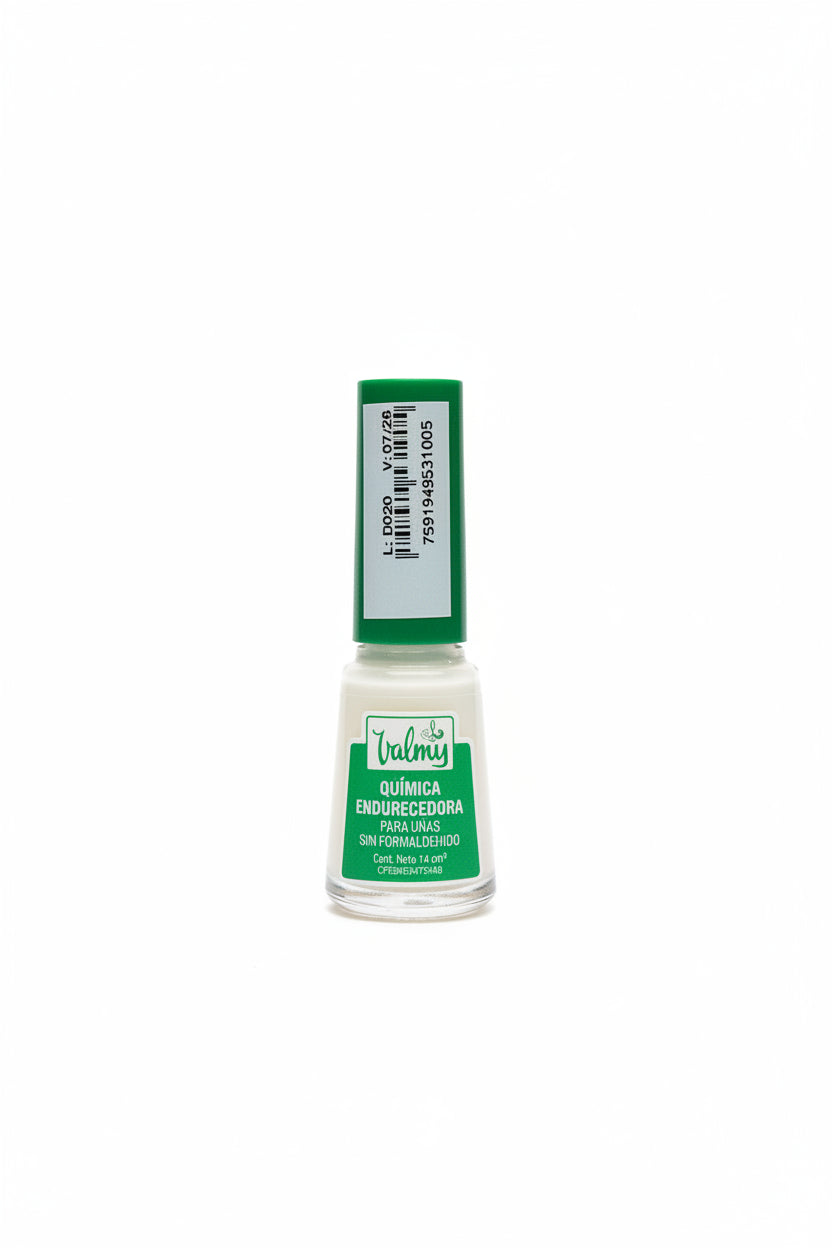 Valmy Química Endurecedora para Uñas Sin Formaldehído 11cm³ 💚