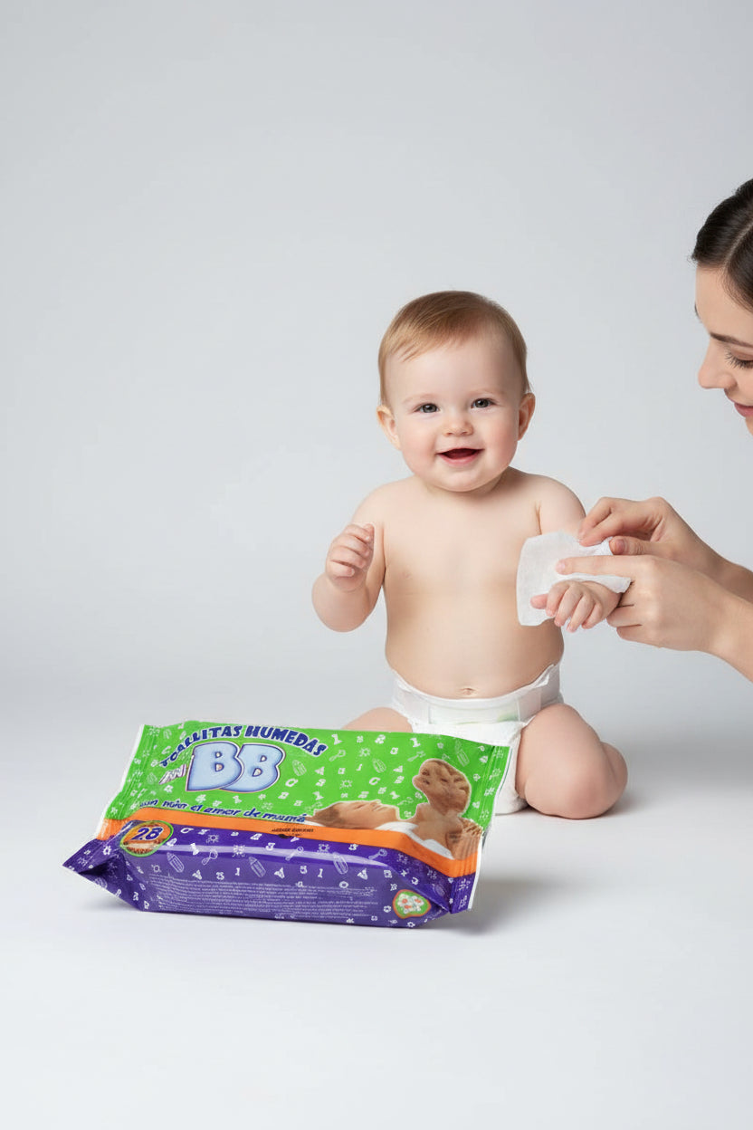 Toallitas Húmedas Mi BB x20 unidades – con el amor de mamá