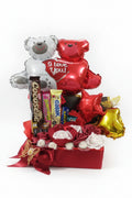 Caja Romántica con Globo y Golosinas ❤️🐻
