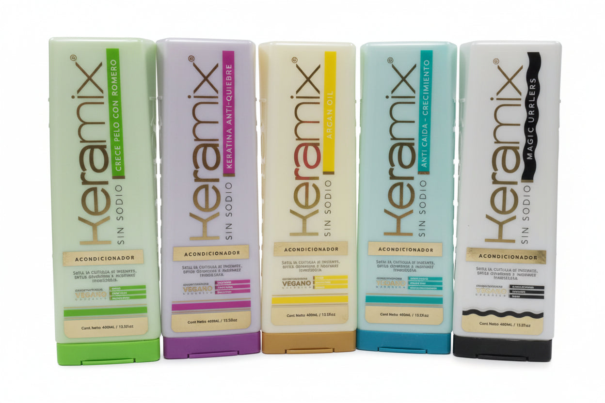 Acondicionador Keramix Sin Sodio - Tratamiento Capilar 400ml
