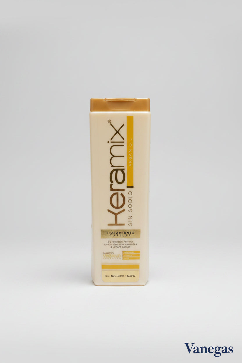 Shampoo Keramix Sin Sodio - Tratamiento Capilar 400ml