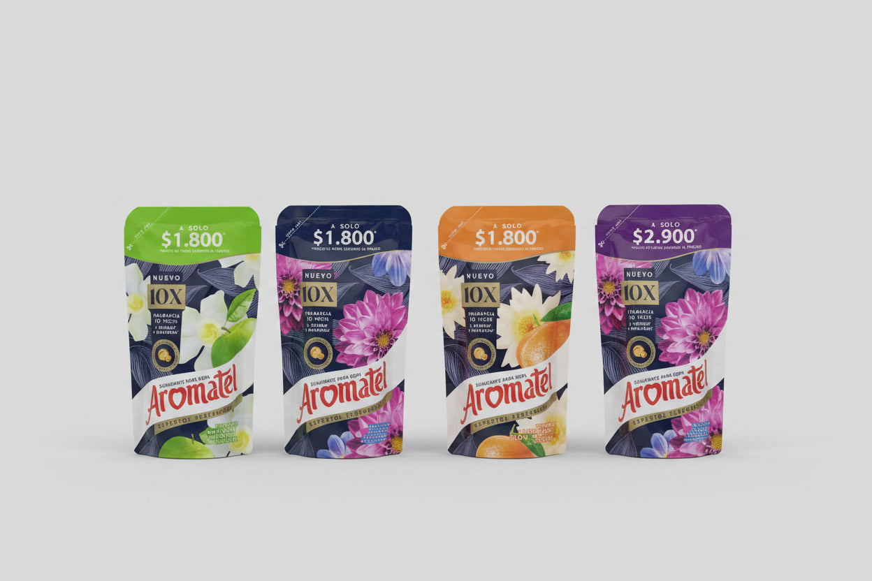 Suavizante Aromatel 10X – 4 aromas disponibles en presentación pequeña 180ml