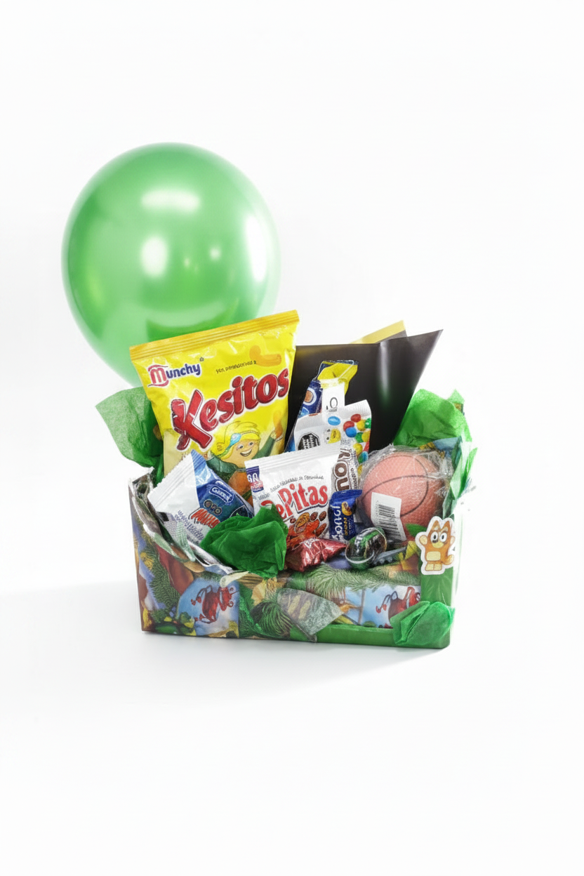 Caja Sorpresa Infantil con Golosinas y Juguete