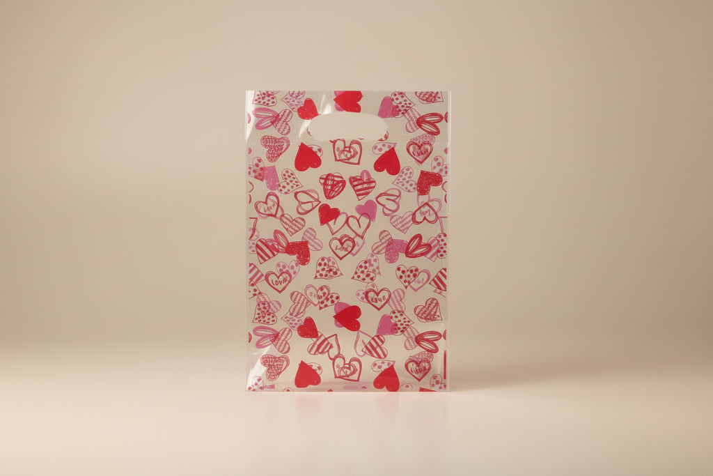 Bolsa de Regalo con Forma de Corazón Transparente