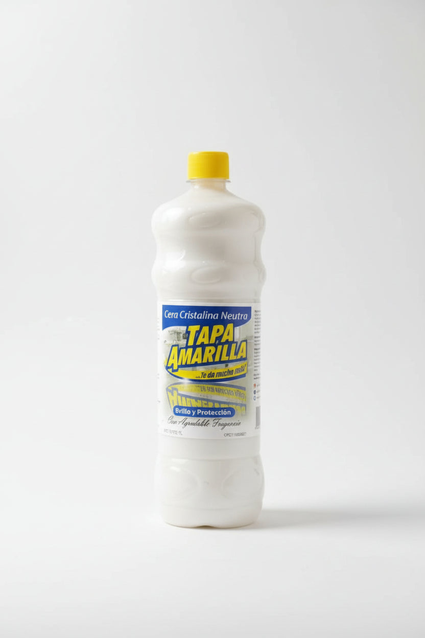 Cera Tapa Amarilla Cristalina Neutra Blanca 1L