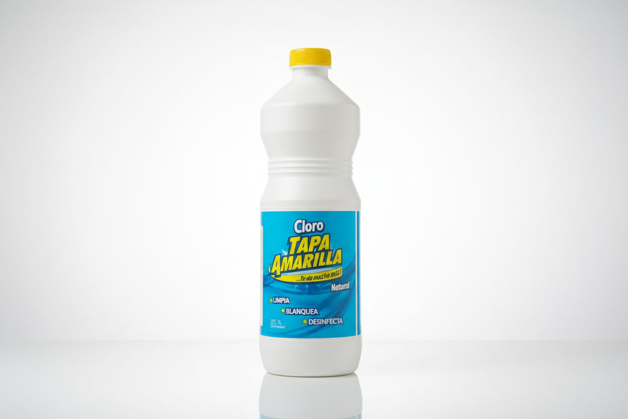 Cloro Tapa Amarilla – 500ml y 1 Litro