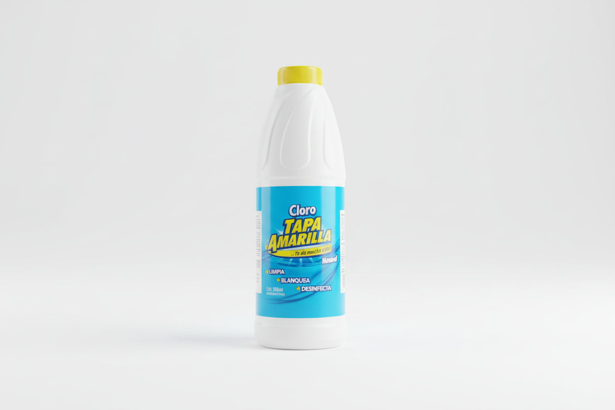 Cloro Tapa Amarilla – 500ml y 1 Litro