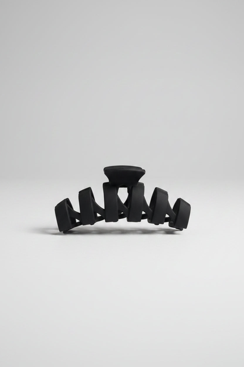 Ganchos y Pinzas para Cabello Mate – Negro y Beige