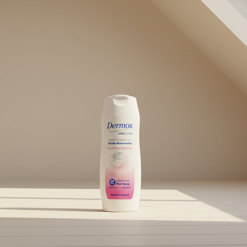 Crema Corporal Dermox con Ácido Hialurónico - Piel Seca