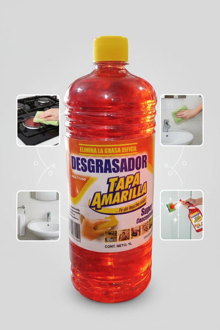 Desgrasador Tapa Amarilla Super Concentrado 1L 🟡