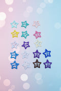 Clips para el Cabello en Forma de Estrella - Colores Variados (5 pares)