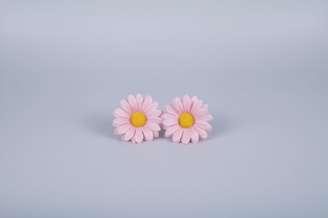 Pinzas para el Cabello con Diseño de Girasol (por par)