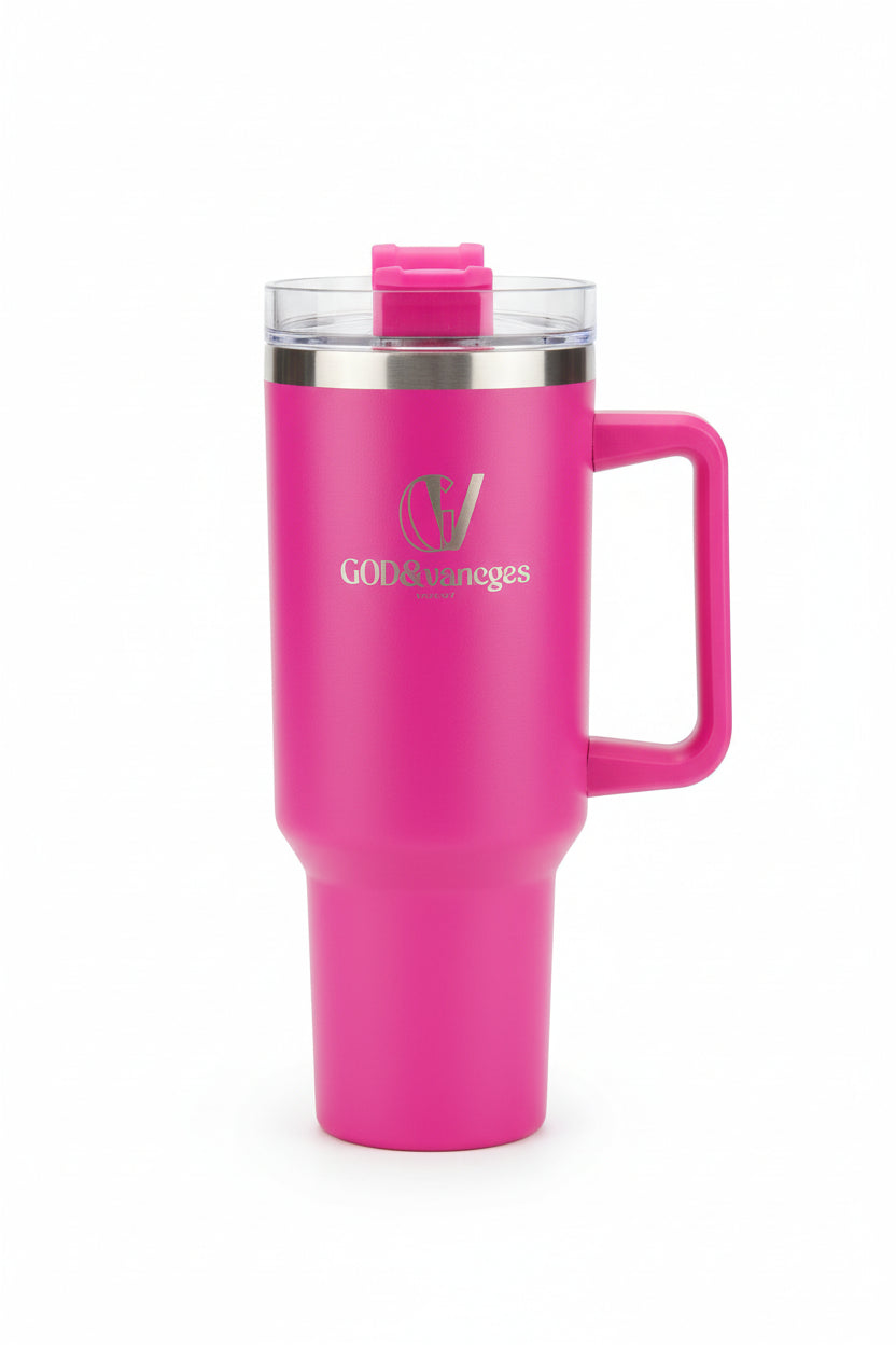 Vaso Reutilizable con Tapa y Sorbete | 27cm - 1L