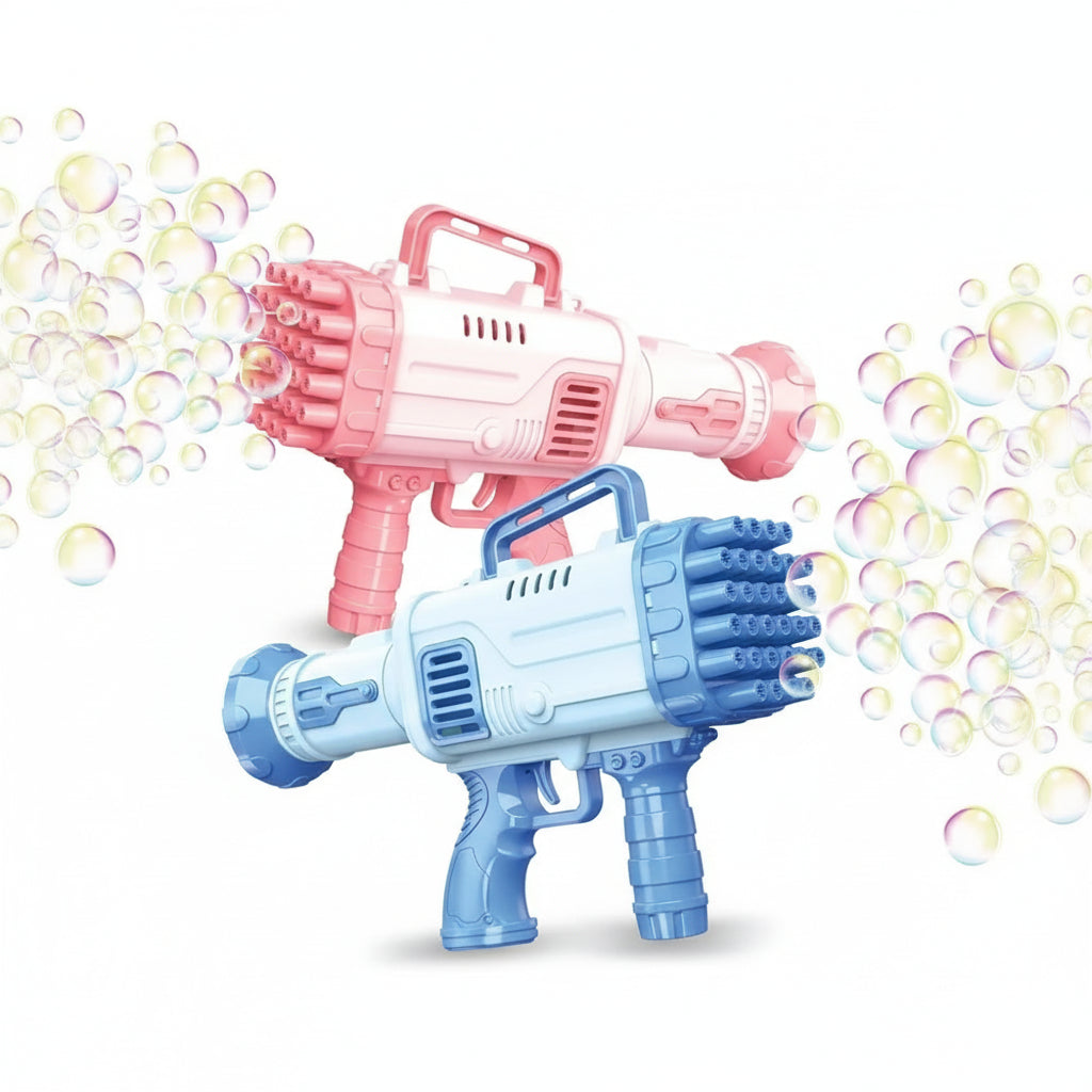 Pistola de Burbujas 32 Hoyos - Bubble Gun Automática