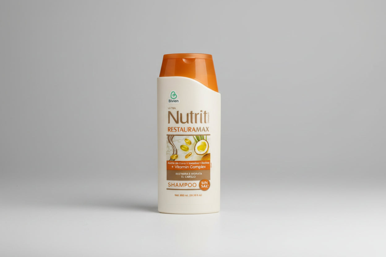 Shampoo Nutrit Reparamax & Keratinmax Sin Sal 600ml