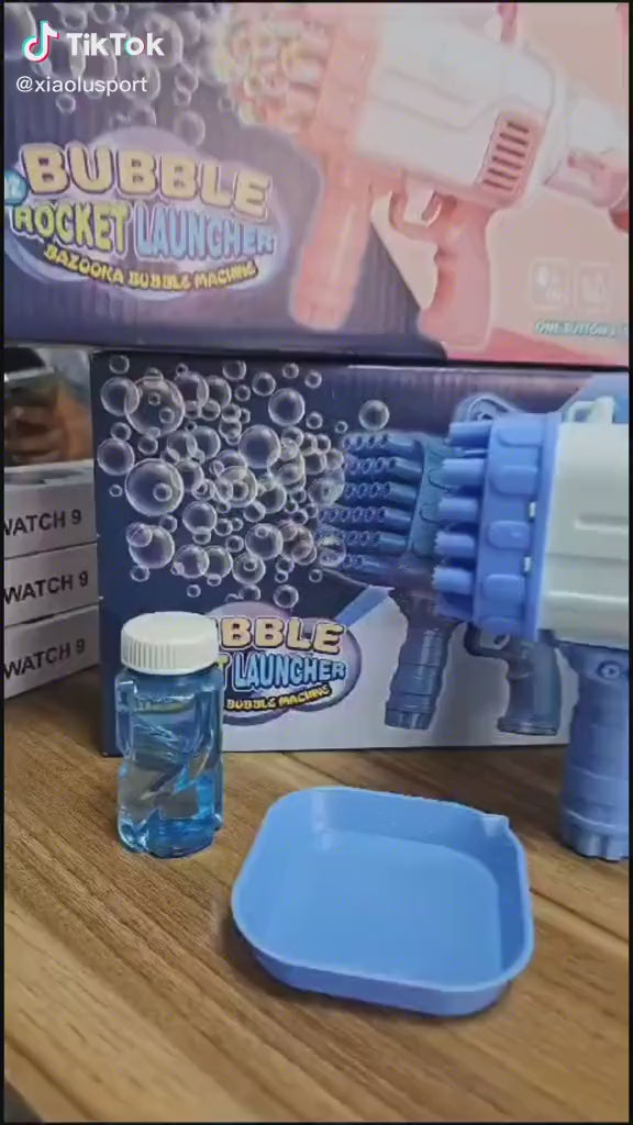 Pistola de Burbujas 32 Hoyos - Bubble Gun Automática