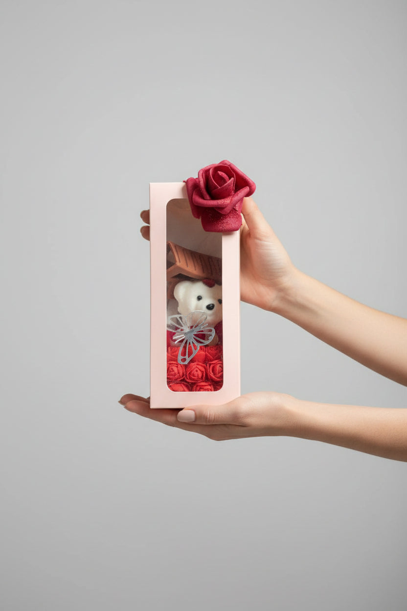 Kit de Regalo Osito y Rosas 🌹