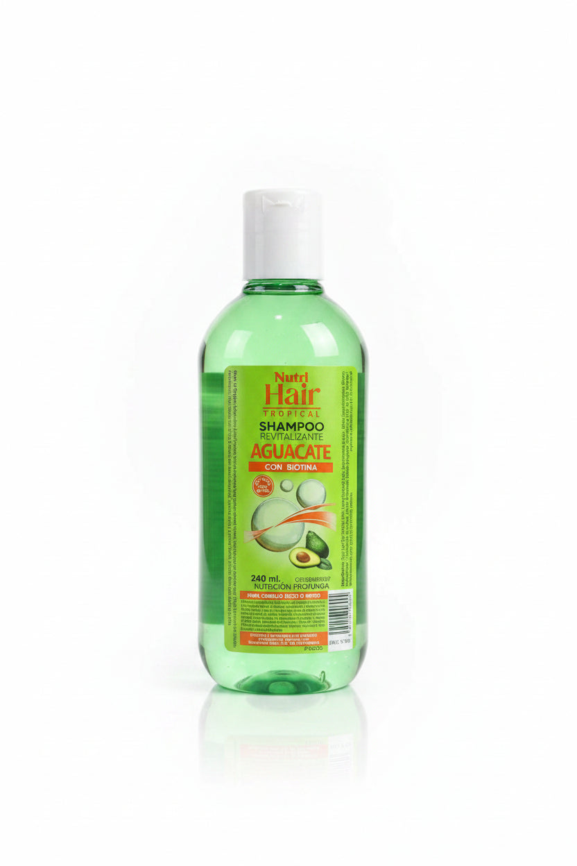 Nutri Hair Tropical Shampoo Revitalizante Aguacate + Biotina 240ml 🥑