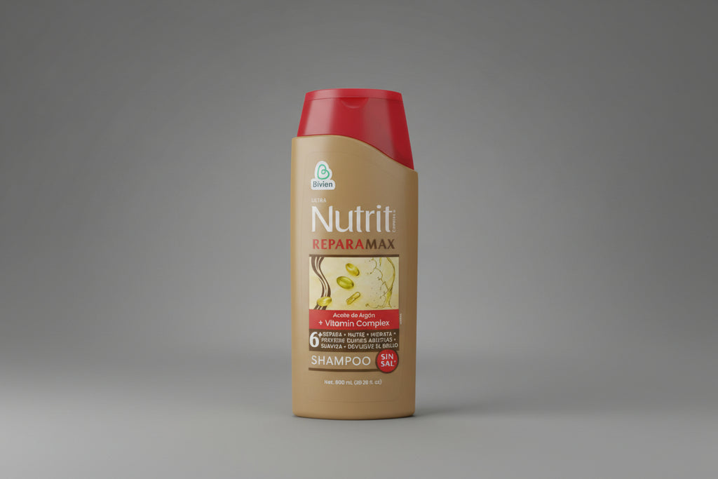 Shampoo Nutrit Reparamax & Keratinmax Sin Sal 600ml