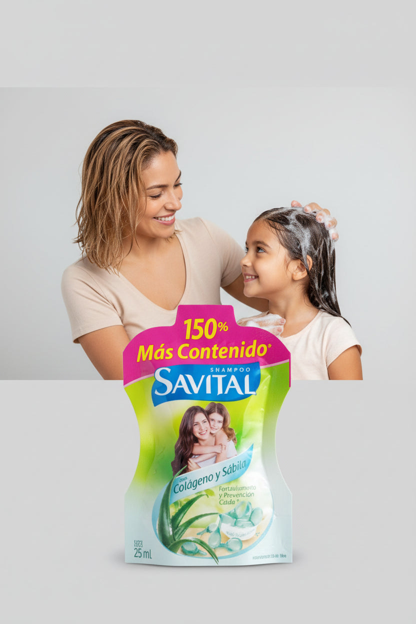 Shampoo de Sobre Savital 25 ml