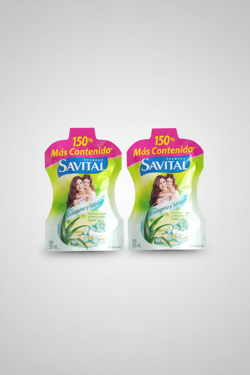 Shampoo de Sobre Savital 25 ml