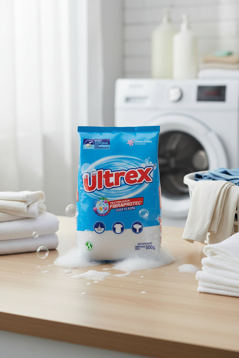 Detergente Ultrex FibraProtec 500g 🧹✨