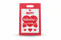 Bolsa de Regalo San Valentín 25x16cm - Corazones, Caramelos, Lazo y Corazón
