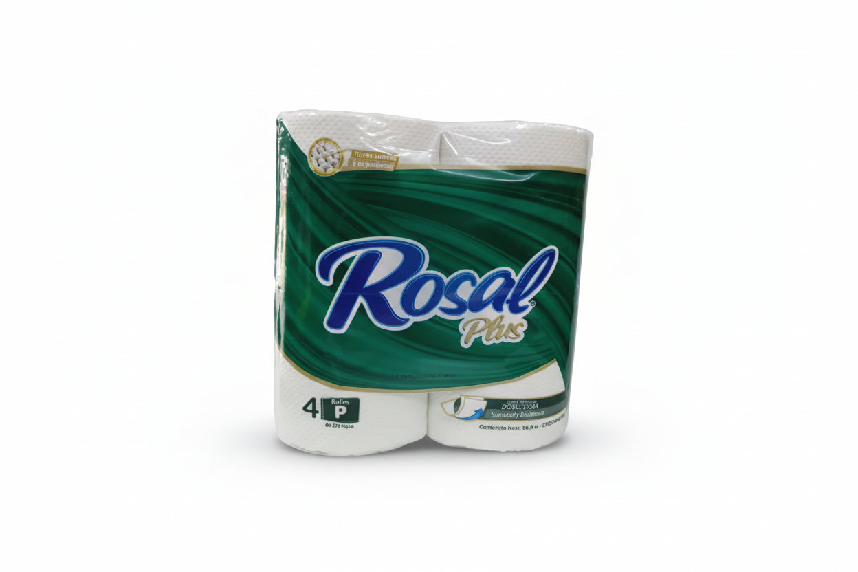 Papel Higiénico Rosal Plus 4 Rollos